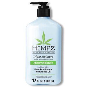 HEMPZ Triple Moisture Body Moisturizer, 17 Oz – Hydrating Lotion